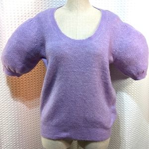 Vero Moda short sleeve shirt sweater lilac XL